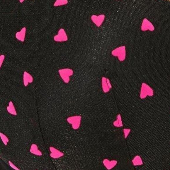 ❤️NWT VINTAGE TORRID HEART PRINT BRA - UNDERWIRE T-SHIRT - BACK SMOOTHING - 46D - Picture 2 of 10